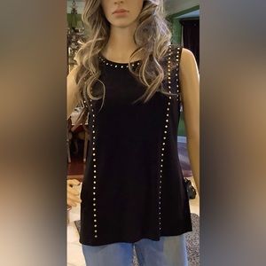 Calvin Klein Studded Black Tank Top